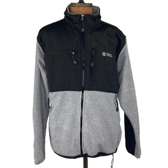 VAIL Spring Mountain Fleecewear Co. Adult L Zip-Up Jacket 4-Pockets - Picture 1 of 5